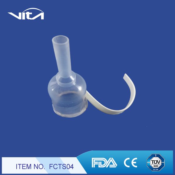 Silicone Male External Catheters with Adhesive Tape FCTS04